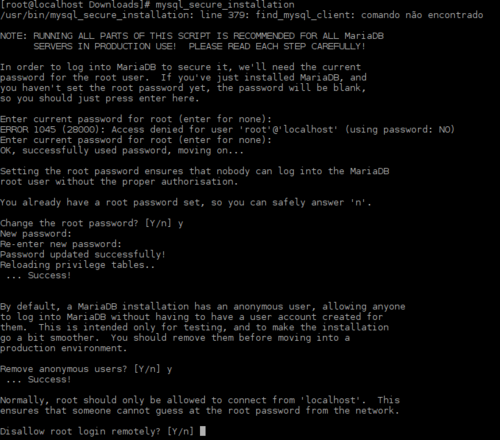 Linux: Apache + MariaDB + PHP + phpMyAdmin no CentOS 7 - Instalao e configurao