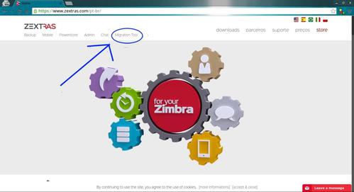 Linux: Migrao Zimbra com Zextras Migration Tool
