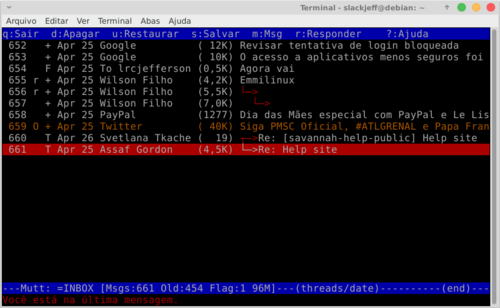 Linux: Programas em modo texto (ON Shell)