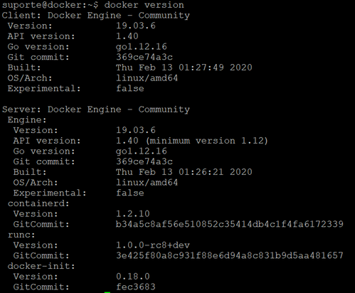 Linux: Principais comandos bsicos do Docker-CE