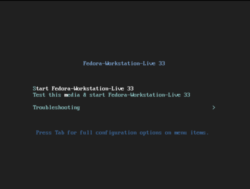 Linux: Instalao Fedora Workstation 33