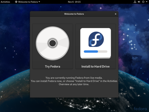 Linux: Instalao Fedora Workstation 33