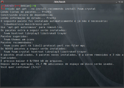 Linux: Debian SID, 
OpenBox, LightDM e 
XFS