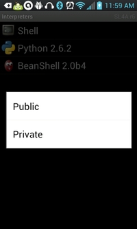 Linux: Python com SL4A - A camada de script do Android