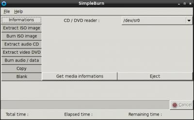 Linux: SimpleBurn: o ultraleve da gravao de CD/DVD