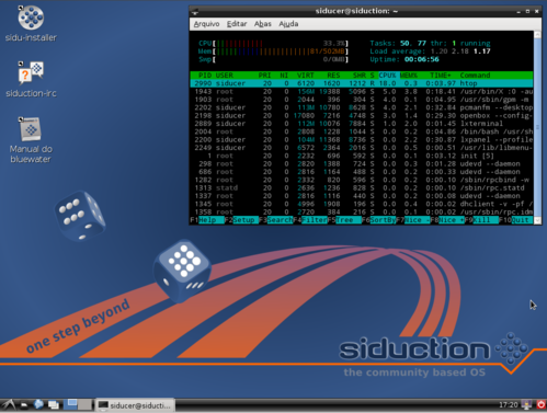 Linux: 
Siduction - Nova distro baseada no Debian SID