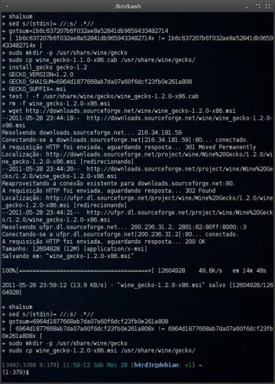 Linux: Compilao, empacotamento, instalao e configurao do WINE-dev