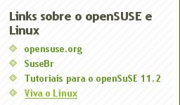 Linux: Tutoriais sobre o openSuSE