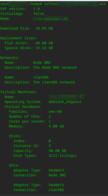 Linux: Deploy de OVA (DataStore local) em VMware ESXi via comando