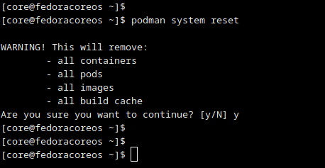 Linux: Removendo Imagens Contineres Pods no Podman 