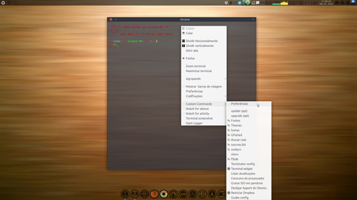 Linux: Terminal Guake com comandos personalizados