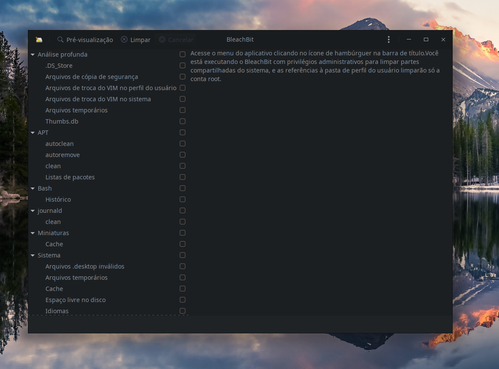 Linux: BleachBit 4.1.0 no Deepin