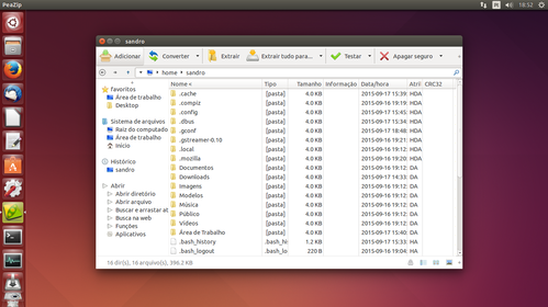 Linux: PeaZip no Ubuntu 14.04 64 bits - Instalao manual
