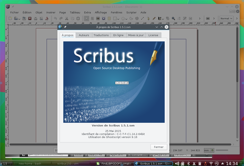 Linux: Como Instalar o Scribus 1.5.1 no Linux Mint 17.1 e derivados