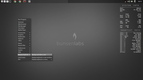 Linux: Teclas de volume no BunsenLabs