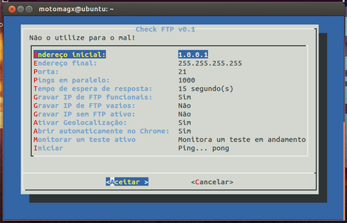 Linux: Check FTP: Escaneie e encontre FTPs acessvels pela rede