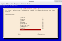 Linux: Resolvendo erro de fuso-horrio no Debian