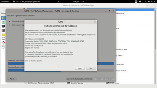 Linux: Falha na verificao de chave pblica (GPG) no openSUSE [Resolvido]