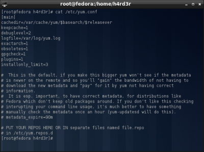 Linux: Mantendo o cache de pacotes no Fedora