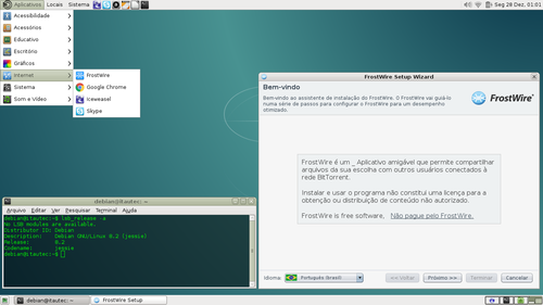 Linux: Instalando FrostWire no Debian 8