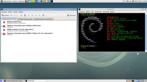 Linux: Instalando Grub Customizer no Debian 9 Stretch