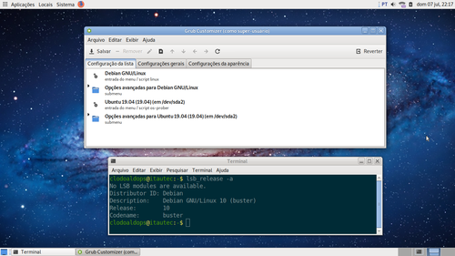 Linux: Instalando Grub Customizer no Debian 10 Buster
