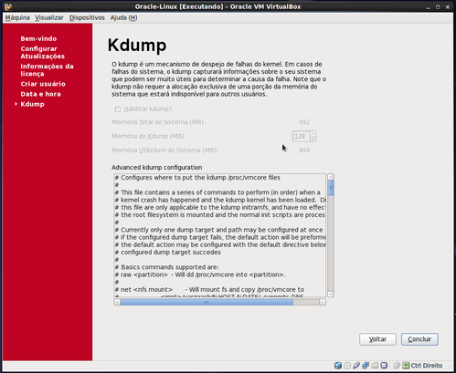 Linux: Instalando um clone do 'Red Hat Enterprise Linux'