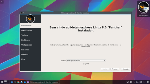 Linux: Veja como instalar a mais nova verso do Metamorphose Linux, a 8.0.1 (Panther)