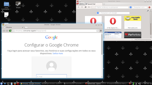 Linux: Opera e Google Chrome no Slackware