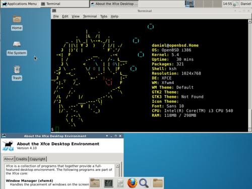 Linux: Instalando Xfce no OpenBSD 5.4