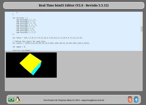 Linux: Editor de HTML5 em tempo real