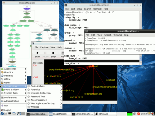 Linux: Fedora similar ao BackTrack
