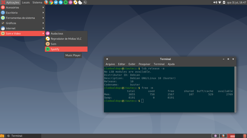 Linux: Instalando Spotify no Debian 10 Buster