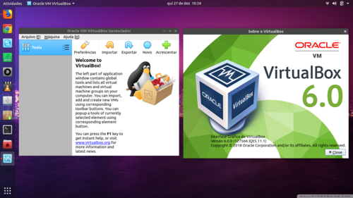 Linux: Instalando VirtualBox-6.0 no Ubuntu 18.04 LTS