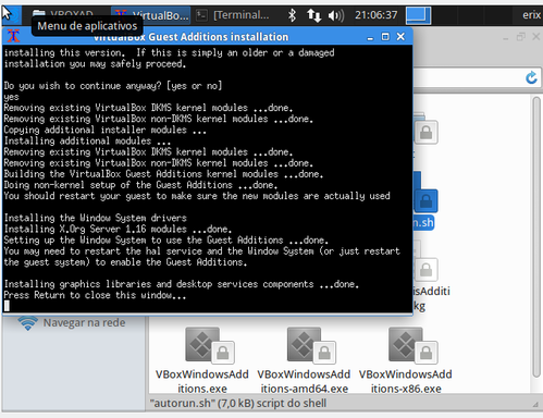 Linux: VirtualBox - Instalando os adicionais para convidado no Ubuntu e derivados