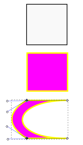 Linux: Inkscape - Faixa arredondada