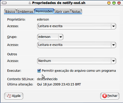 Linux: Instalando o Notify-OSD do Ubuntu 9.04 no Ubuntu 8.10 Intrepid Ibex 