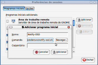 Linux: Instalando o Notify-OSD do Ubuntu 9.04 no Ubuntu 8.10 Intrepid Ibex 