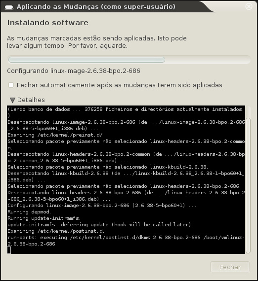 Linux: Kernel 
atualizado no Debian - Parte II