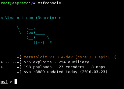 Linux: Intrusão Simples com Metasploit
