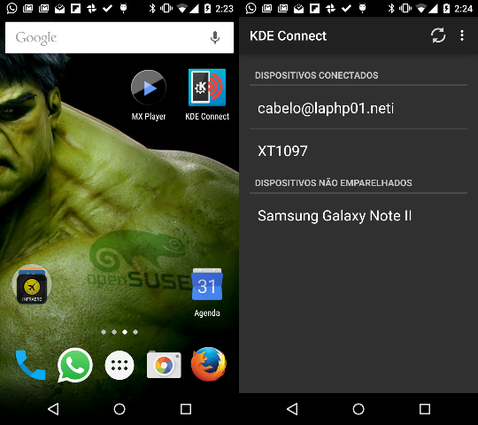 Linux: KDE Connect: Integrando o ambiente Android com o desktop Linux