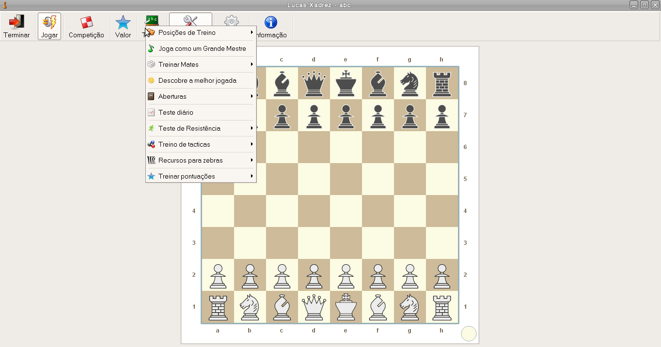 Lucaschess: software para base de dados, jogar e treinar xadrez