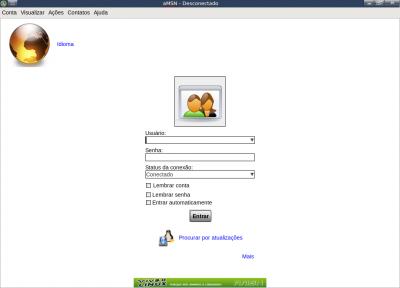 Linux: Um tour pelo skin do Viva o Linux para aMSN