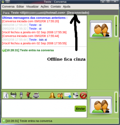 Linux: Um tour pelo skin do Viva o Linux para aMSN