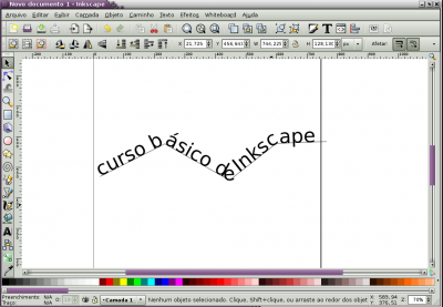 Linux: Inkscape - Por no caminho