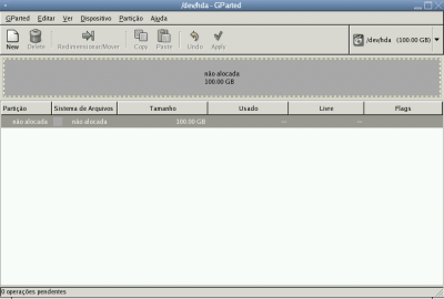 Fenix Extreme Linux: Esquema de particionamento 