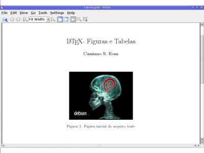 Linux: Latex - Figuras e tabelas