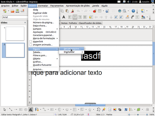 Linux: Turbinando sua apresentação no LibreOffice Impress