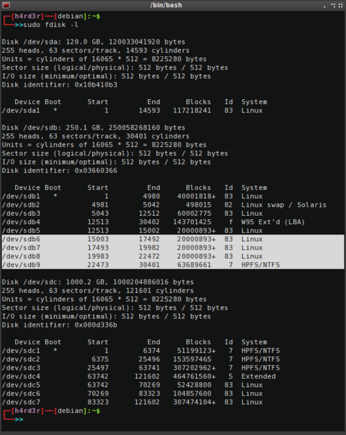 Linux: Recuperao de 
parties deletadas com o TestDisk