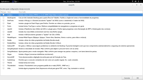 Linux: Fedora 21 - 
Configurao aps instalao
